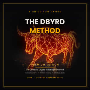 The DByrd Method Premium Edition — crypto investing framework guide cover